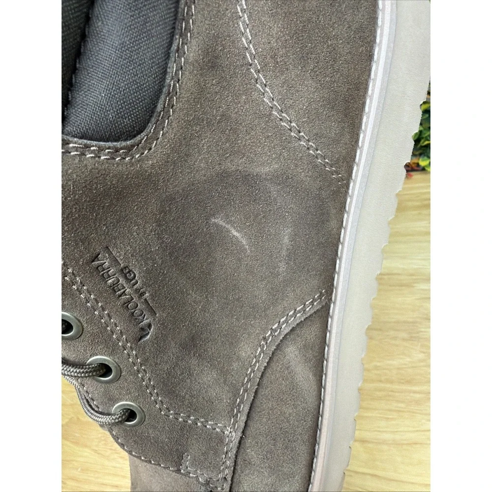 Koolaburra UGG Braan Lace-Up Chukka Boots‎ Shoes Faux Fur Lined Brown Men's 12